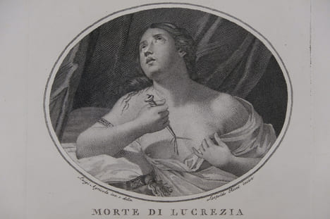 Morte di Lucrezia / La mort de Lucrèce / Death of Lucrece. Leopoldo Aicci