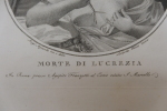 Morte di Lucrezia / La mort de Lucrèce / Death of Lucrece. Leopoldo Aicci