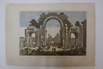 Vue des ruines de Palmire en Asie (Syrie). Inconnu
