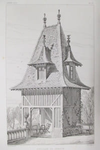 MONITEUR DES ARCHITECTES. PAVILLON DE JARDIN AUX ENVIRON DE PARIS.
