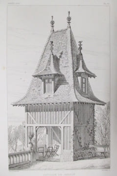 MONITEUR DES ARCHITECTES. PAVILLON DE JARDIN AUX ENVIRON DE PARIS. . Alice Sulpis