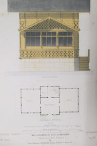 LE BOIS DE BOULOGNE ARCHITECTURAL. Châlet de la Mare d'Auteuil.