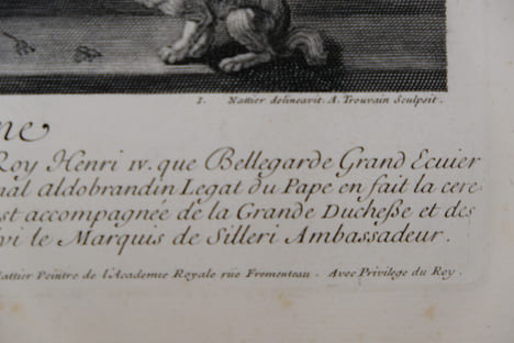 Le mariage de la Reine.. Antoine Trouvain (1640-1707)