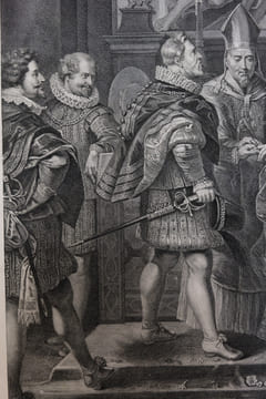 Le mariage de la Reine.. Antoine Trouvain (1640-1707)