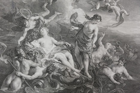 Le Triomphe de Galathée. Jean-François de Troy