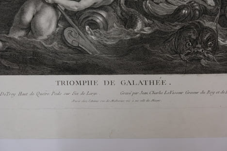 Le Triomphe de Galathée. Jean-François de Troy