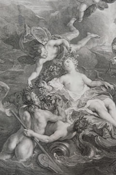 Le Triomphe de Galathée. Jean-François de Troy