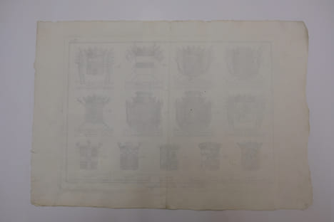 Blason où Art Héraldique. Diderot et D'alembert