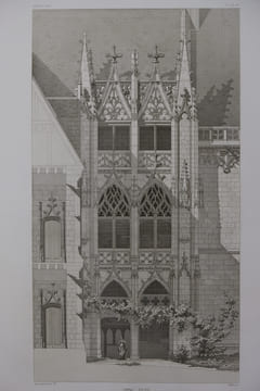Moniteur des Architectes : Château de Chateaudun. Inconnu