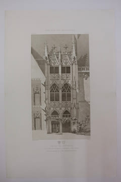 Moniteur des Architectes : Château de Chateaudun. Inconnu
