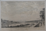 Vue du palais de Bourbon et du cours de la Reine, prise de la terasse des Tuileries. Louis-Joseph Masquelier(1741-1811)