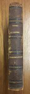 Oeuvres du Comte De Lacépède - Tome 1 - Histoire Naturelle des Quadrupèdes ovipares, des serpents, des poissons et des cétacés