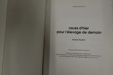 Races d'hier pour l'élevage de demain
