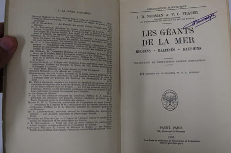Les géants de la mer - Requins, Baleines, Dauphins. Norman J.R., Fraser F.C.