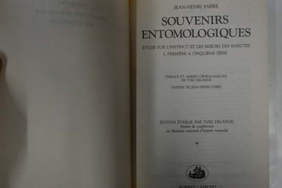 Souvenirs entomologiques, 2 volumes