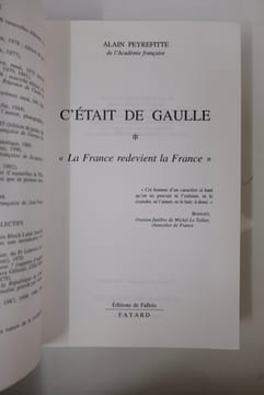 C'était de Gaulle - Tome I. Alain Peyrefitte
