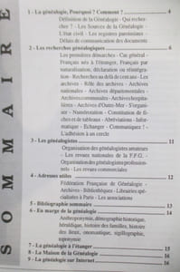 INITIATION A LA GENEALOGIE