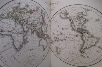 ATLAS ELEMENTAIRE DE GEOGRAPHIE. Ancienne, du moyen âge et moderne. Présenté au Conseil Royal de l'instruction publique à l'usage des Collèges Royaux et des Institutions Universitaires. 