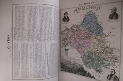 LA FRANCE ET SES COLONIES. Atlas illustré de 108 cartes dressées d'après les cartes du dépôt de la guerre, des ponts et chaussés, de la marine, des travaux publics de l'intérieur et des eaux et forets. 