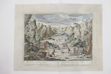 REPRESENTATION D'UNE CHASSE D'OURS.