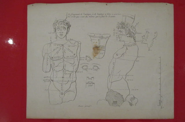 "Ce fragment de l'antique a de hauteur 7 t&ecirc;tes 2 parties. On croit que c'est du m&ecirc;me qui &agrave; fait Lantin".
LES PROPORTIONS DU CORPS HUMAIN MESUREES SUR ...