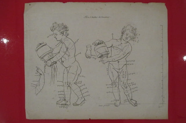 "Il a 5 testes de hauteur".
LES PROPORTIONS DU CORPS HUMAIN MESUREES SUR LES PLUS BELLES FIGURES DE L'ANTIQUITE.
PLANCHE D'ANATOMIE ARTISTIQUE ...