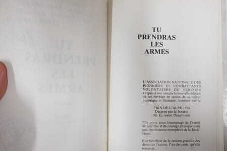 Tu prendras les armes