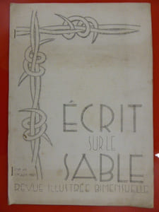 ECRIT SUR LE SABLE - REVUE ILLUSTRÉE
journal de l'Oflag II D (Poméranie) année 1941