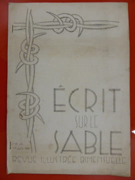 ECRIT SUR LE SABLE - REVUE ILLUSTRÉE
journal de l'Oflag II D (Poméranie) année 1941
. Divers contributeurs