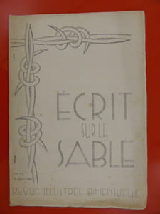 ECRIT SUR LE SABLE - REVUE ILLUSTRÉE
journal de l'Oflag II D (Poméranie) année 1941