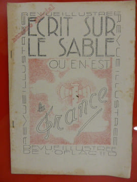 ECRIT SUR LE SABLE - REVUE ILLUSTRÉE
journal de l'Oflag II D (Poméranie) année 1941
. Divers contributeurs
