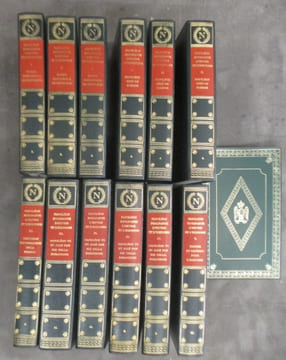NAPOLEON BONAPARTE L'OEUVRE ET L'HISTOIRE. En 12 volumes + Livrets de cartes.. Jean Massin 