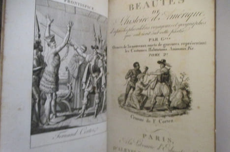 BEAUTES de L'HISTOIRE D'AMERIQUE d'aprés les plus célèbres voyageurs et géographe qui ont écrit sur cette partie du monde. En 2 tomes.. G***