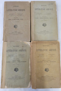 Histoire de la littérature grecque. Volumes I à IV