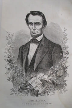 ABRAHAM LINCOLN. Sa naissance, sa vie, sa mort avec un RECIT DE LA GUERRE D'AMERIQUE.. Achille Arnaud