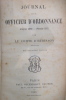JOURNAL d'un OFFICIER D'ORDONNANCE. Juillet 1870 - Février 1871. Dix-neuvième édition.. Le Comte d'Hérisson
