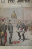 LE PETIT JOURNAL 1895 contenant : 6 janvier + 13 janvier (dégradation de Dreyfus) + 20 janvier (Dreyfus en prison) + 27 janvier (Félix Faure) + 3 ...