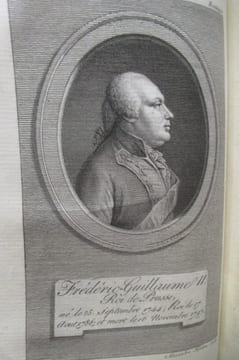 HISTOIRE DES PRINCIPAUX EVENEMENTS DU REGNE DE F. GUILLAUME II ROI DES PRUSSE et TABLEAU POLITIQUE DE l'EUROPE depuis 1786 jusqu'en 1796 ou l'an 4 de ...