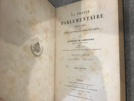 LA FRANCE PARLEMENTAIRE (1834-1851). OEUVRES ORATOIRES ET ECRITS POLITIQUES. Alphonse de Lamartine