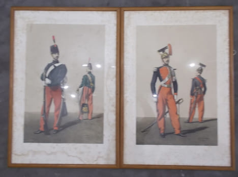 ARMEE DE LIGNE : Cuirassiers, Officiers (Grande et Petite Tenue) + Lanciers, Officiers (Grande et Petite Tenue) + Chasseurs, Soldat (Grande Tenue) et ...