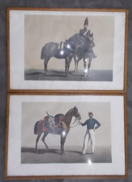 ARMEE DE LIGNE : Cuirassiers, Officiers (Grande et Petite Tenue) + Lanciers, Officiers (Grande et Petite Tenue) + Chasseurs, Soldat (Grande Tenue) et ...