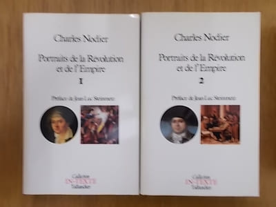 PORTRAITS DE LA REVOLUTION ET DE L'EMPIRE en 2 tomes.