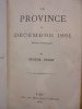 LA PROVINCE en DECEMBRE 1851. Etude historique.. Eugène Ténot