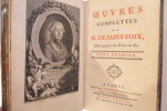 OEUVRES COMPLETES. En 6 tomes.. M. De Saint-Foix. Hiftoriographe des Ordres du Roi. 