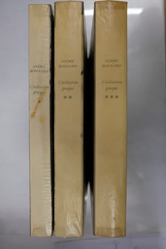 Civilisation grecque - 3 tomes. André Bonnard