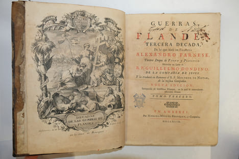 Guerras de Flandes, tercera decada, de lo que hizo en Francia Alexandro Farnese, Tercero Duque De Parma Y Placencia. Estrada Famiano