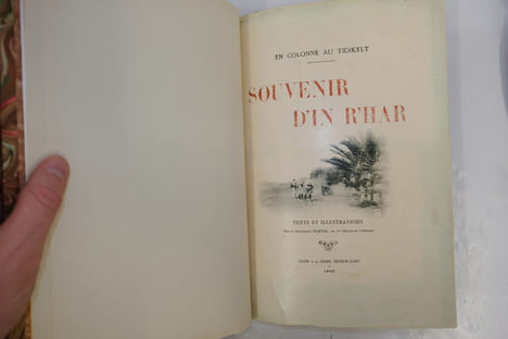 Souvenir d'In Rhar - Colonne du Tidikelt. Martial (Lieutenant)