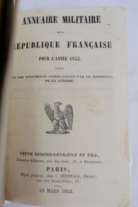 Annuaire Militaire de la Republique Française