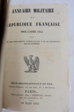 Annuaire Militaire de la Republique Française. Collectif