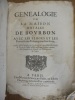 Genealogie de la Maison Royalle de Bourbon. Avec les Éloges et les Portraiets des Princes qui en font fortis. . Charles Bernard